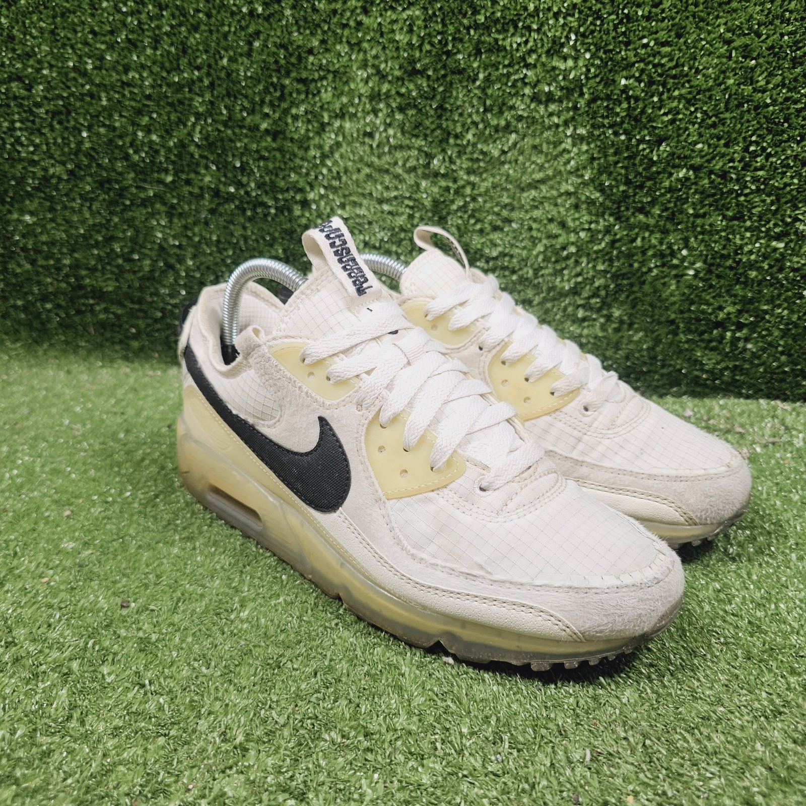 nike air max terrascape 90 sail black sea glass sneakers dh2973 100 mens 8 nike air max terrascape 90 sail black sea glass sneakers dh2973 100 mens 8