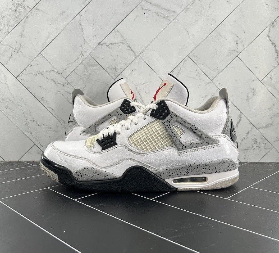 nike air jordan 4 retro og mid white cement size 13 840606 192 nike air jordan 4 retro og mid white cement size 13 840606 192