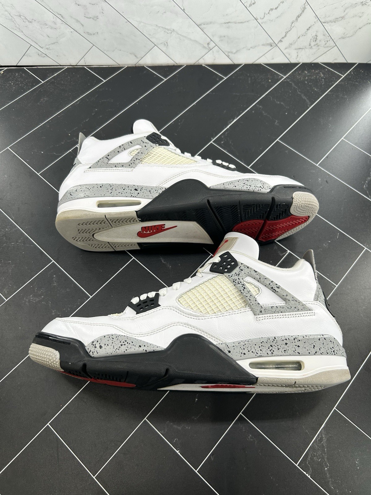 nike air jordan 4 retro og mid white cement size 13 840606 192 nike air jordan 4 retro og mid white cement size 13 840606 192