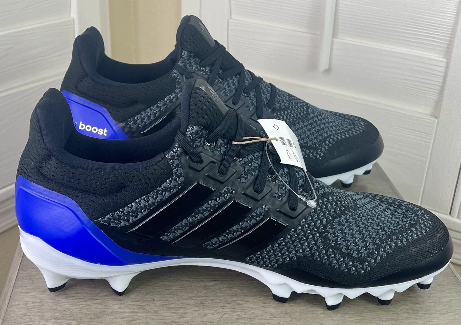 size 12.5 adidas ultraboost core black/purple/gold football cleats jp7410 men’s size 12.5 adidas ultraboost core black/purple/gold football cleats jp7410 men’s