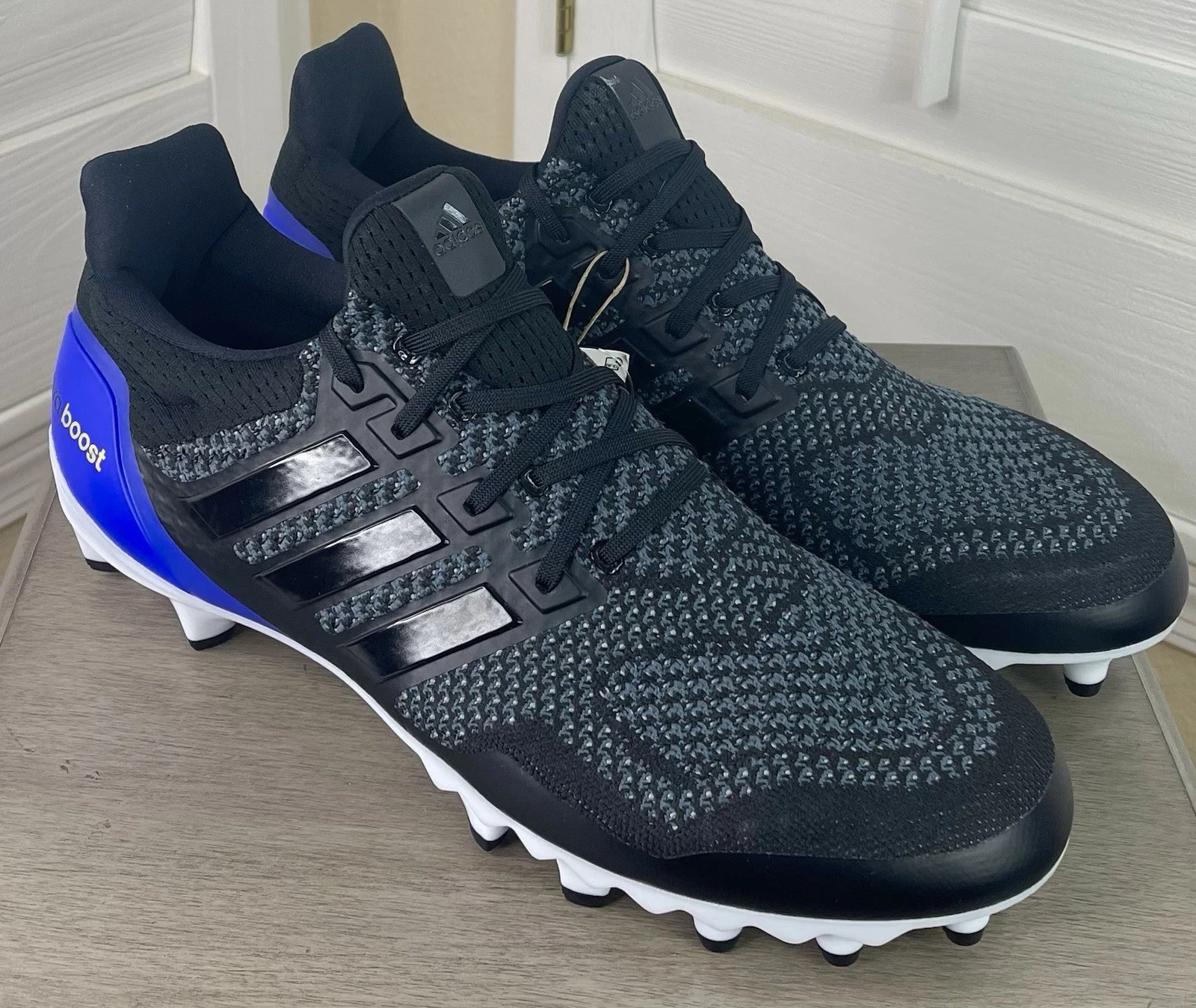 size 12.5 adidas ultraboost core black/purple/gold football cleats jp7410 men’s size 12.5 adidas ultraboost core black/purple/gold football cleats jp7410 men’s