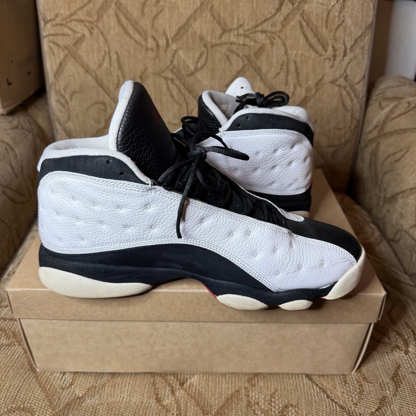 jordan air jordan 13 retro he got game 2018 white/red/black 414571 104 size 11 jordan air jordan 13 retro he got game 2018 white/red/black 414571 104 size 11