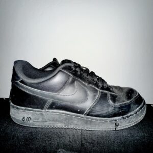 nike air force 1 low triple black men size 13 sneakers