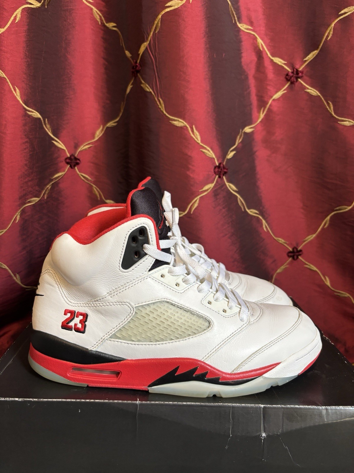 air jordan 5 retro 2025 fire red hq7879 101 size 11 air jordan 5 retro 2025 fire red hq7879 101 size 11