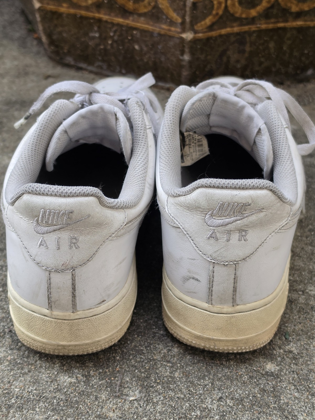 nike air force 1 white men's size 10 us, used condition nike air force 1 white men's size 10 us, used condition