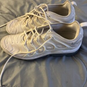 nike air vapormax plus triple white men’s size 13