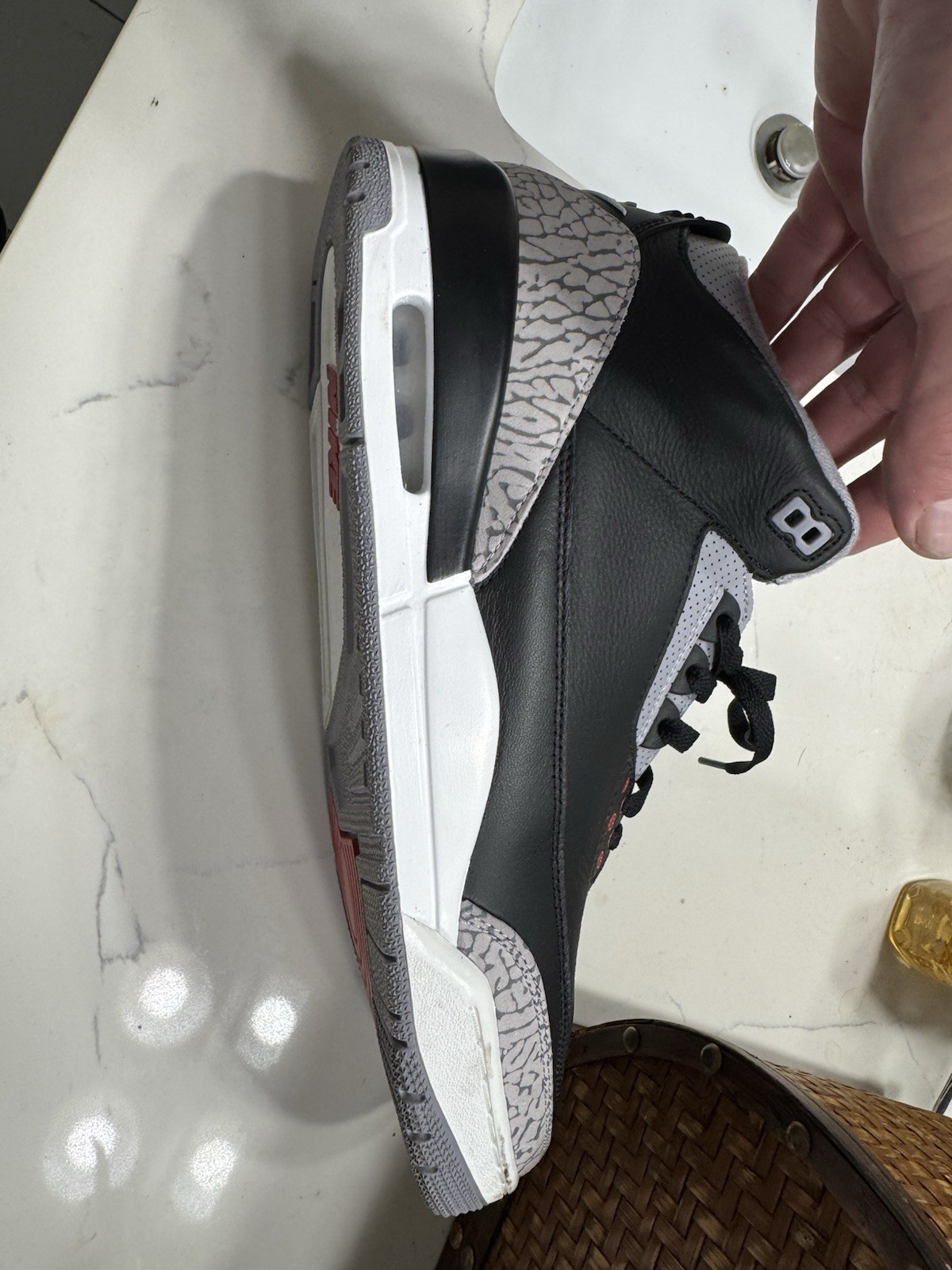 jordan air jordan 3 retro og black cement 202 black/red jordan air jordan 3 retro og black cement 202 black/red