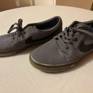 nike sb portmore 2 solar canvas men's shoes size size 9 dark grey💯