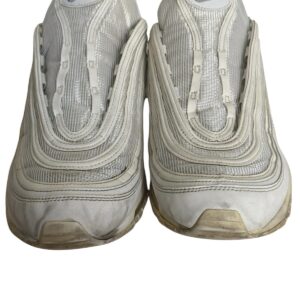 nike air max 97 triple white wolf gray 921826 101 low top men's sneaker athletic