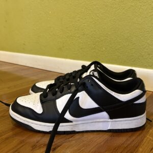 nike dunk low panda black white sneakers men’s 12