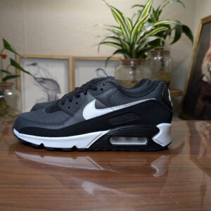 men's size 7.5 nike air max 90 iron grey white dark smoke grey cn8490 002