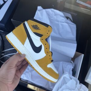 air jordan 1 retro high og yellow ochre