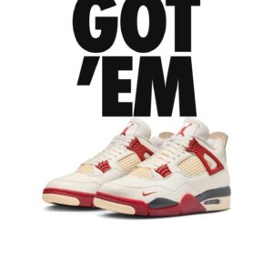 nigel sylvester x air jordan 4 retro og brick after brick red men's size 9