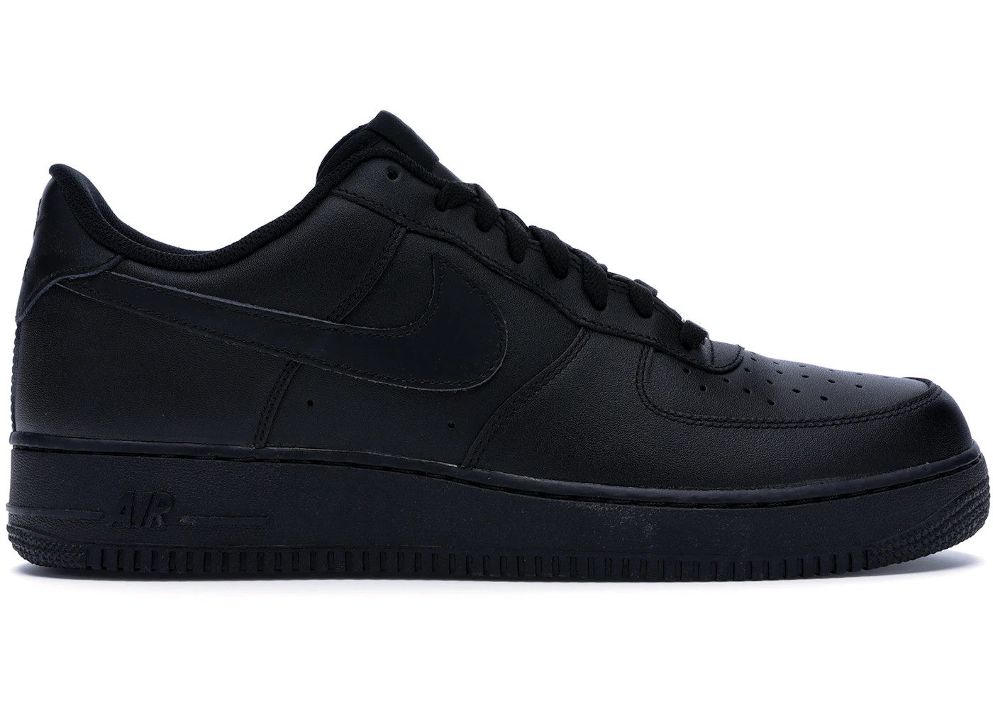 size 10.5m/12w nike air force 1 low '07 black 315122 001/cw2288 001 size 10.5m/12w nike air force 1 low '07 black 315122 001/cw2288 001