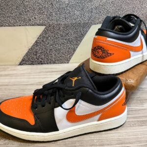 nike air jordan 1 low shattered backboard alternate men's 9 553558 081 worn 1x!