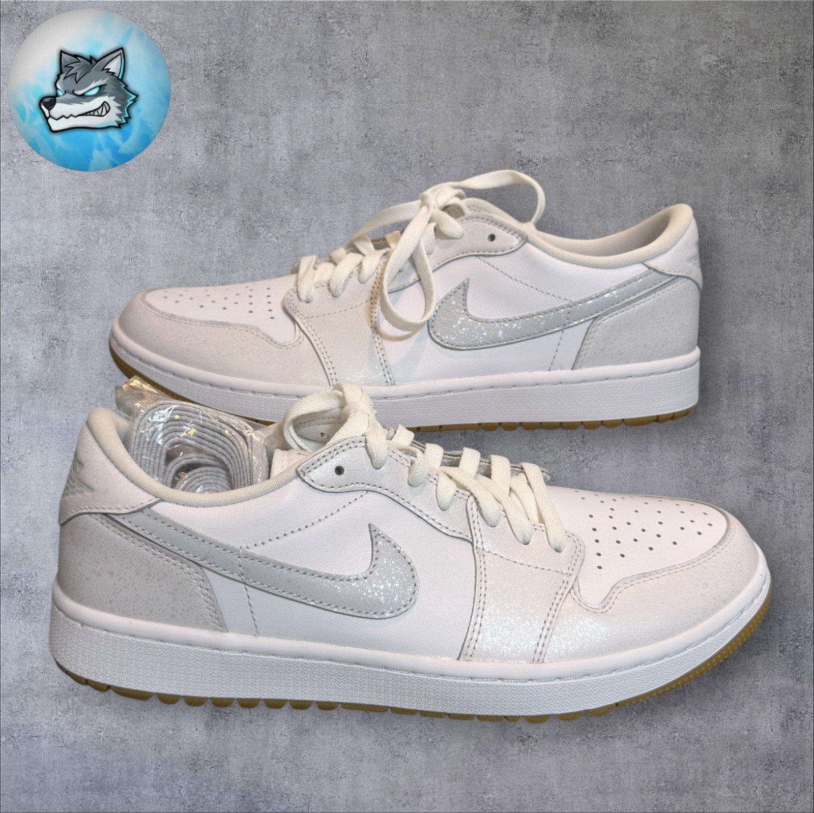 nike air jordan 1 low g spikeless golf dd9315 111 white / gum men's size 14 nike air jordan 1 low g spikeless golf dd9315 111 white / gum men's size 14