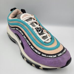 nike air max 97 have a nike day space purple aqua men shoes, bq9130 500, size: 8
