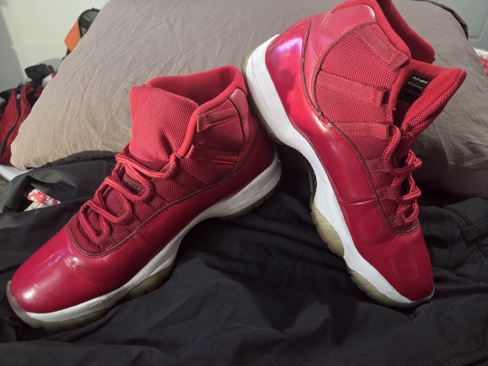 jordan air jordan 11 retro win like '96 gym red high top patent leather jordan air jordan 11 retro win like '96 gym red high top patent leather
