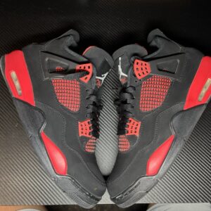 jordan air jordan 4 retro red thunder black/red ct8527 016 2022 size 11 men