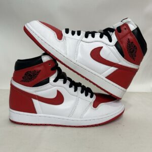 nike air jordan 1 high retro og “heritage/red white” 555088 161 men’s 10 worn