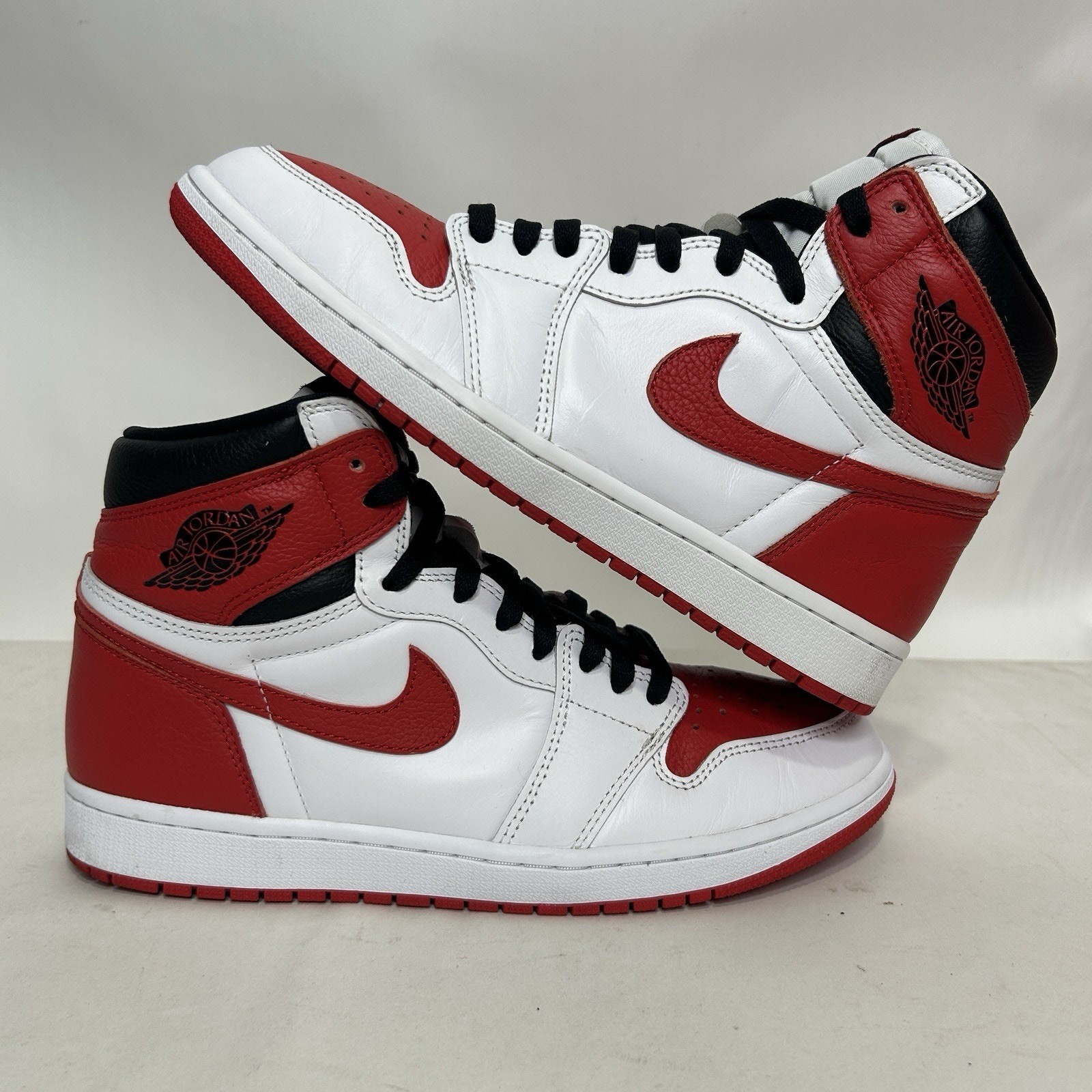 nike air jordan 1 high retro og “heritage/red white” 555088 161 men’s 10 worn nike air jordan 1 high retro og “heritage/red white” 555088 161 men’s 10 worn