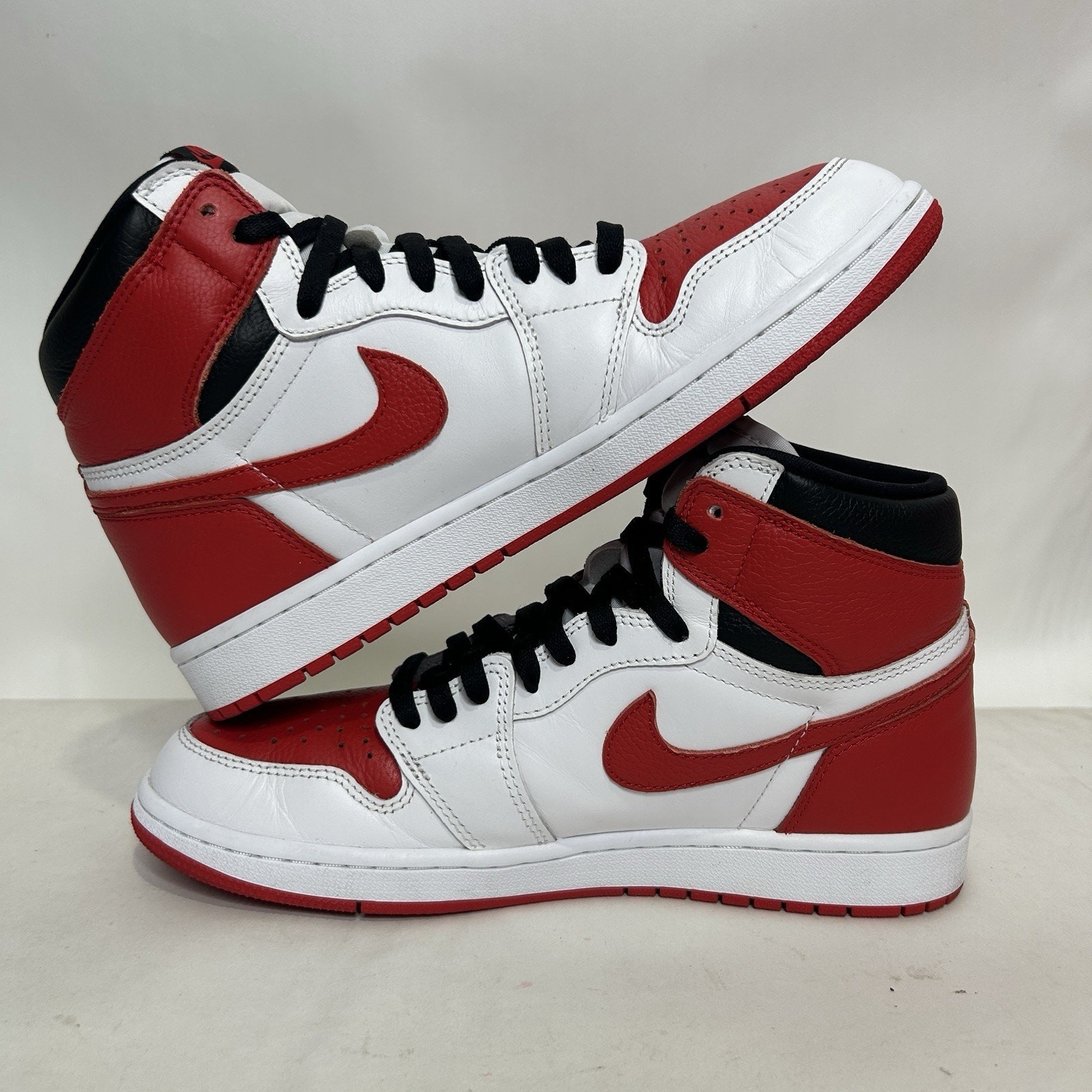 nike air jordan 1 high retro og “heritage/red white” 555088 161 men’s 10 worn nike air jordan 1 high retro og “heritage/red white” 555088 161 men’s 10 worn