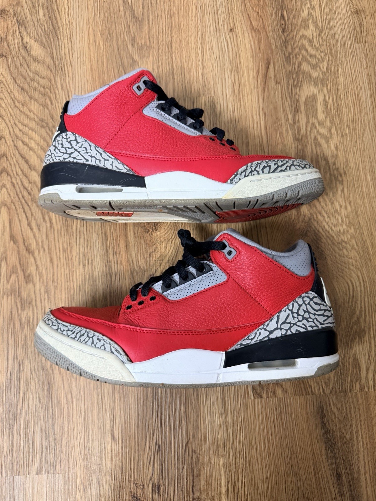 jordan 3 unite retro size 9.5 used no box jordan 3 unite retro size 9.5 used no box