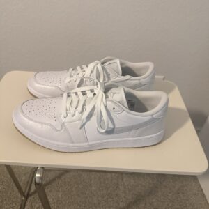nike air jordan 1 golf low white platinum gum dd9315 111 size 12 shoes men nwob