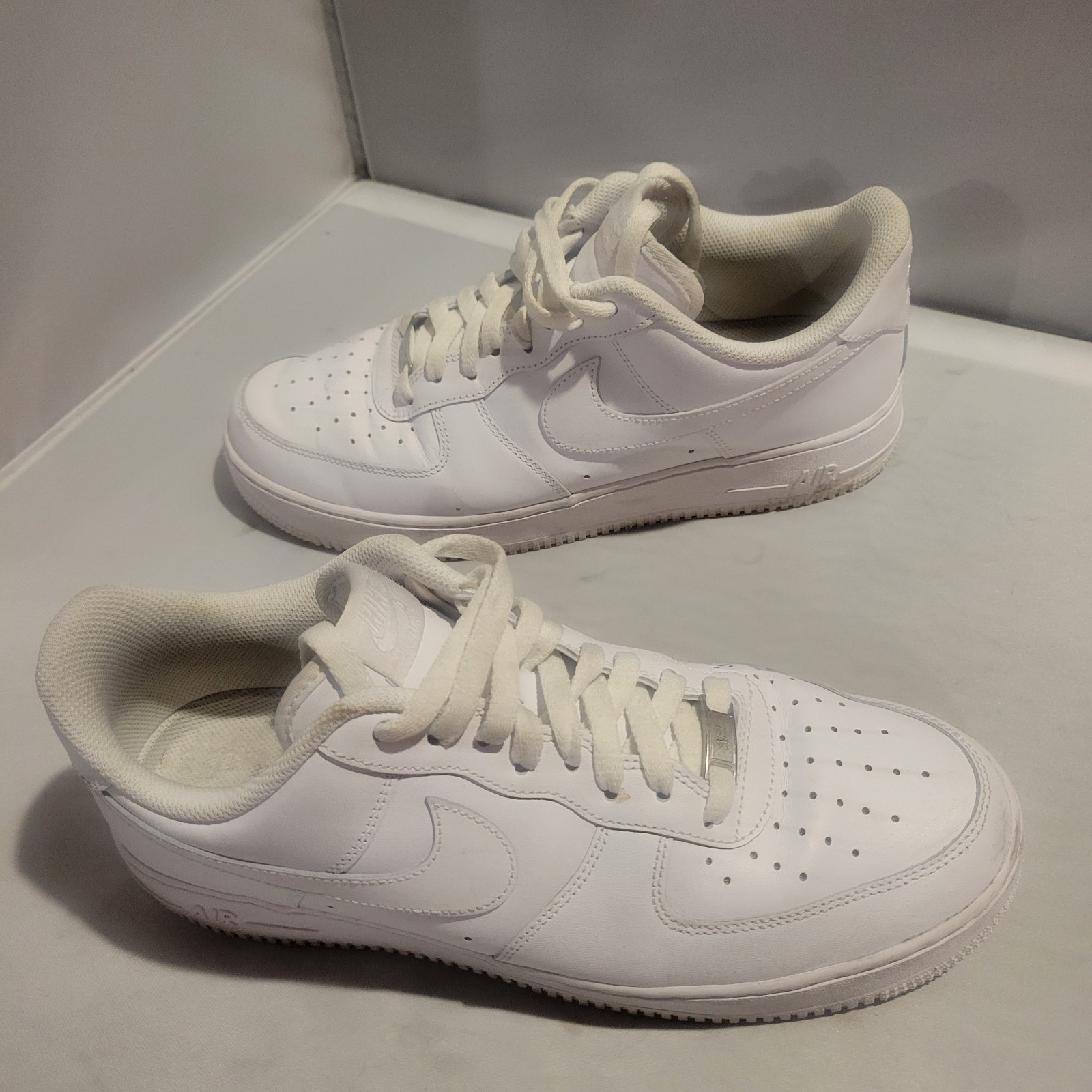 nike air force af 1 mens sneakers size 10.5 white nike air force af 1 mens sneakers size 10.5 white