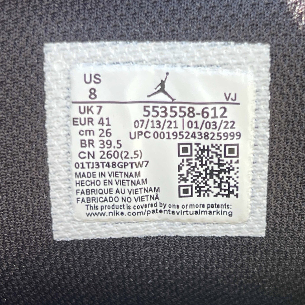 jordan air jordan 1 low bred toe gym red/black/white 2021 553558 612 jordan air jordan 1 low bred toe gym red/black/white 2021 553558 612