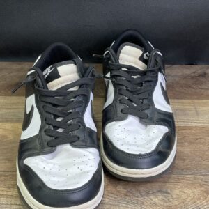 nike dunk low retro white black panda men's sneakers size 10.5