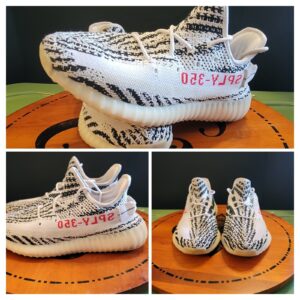 size 8 adidas yeezy boost 350 v2 low zebra