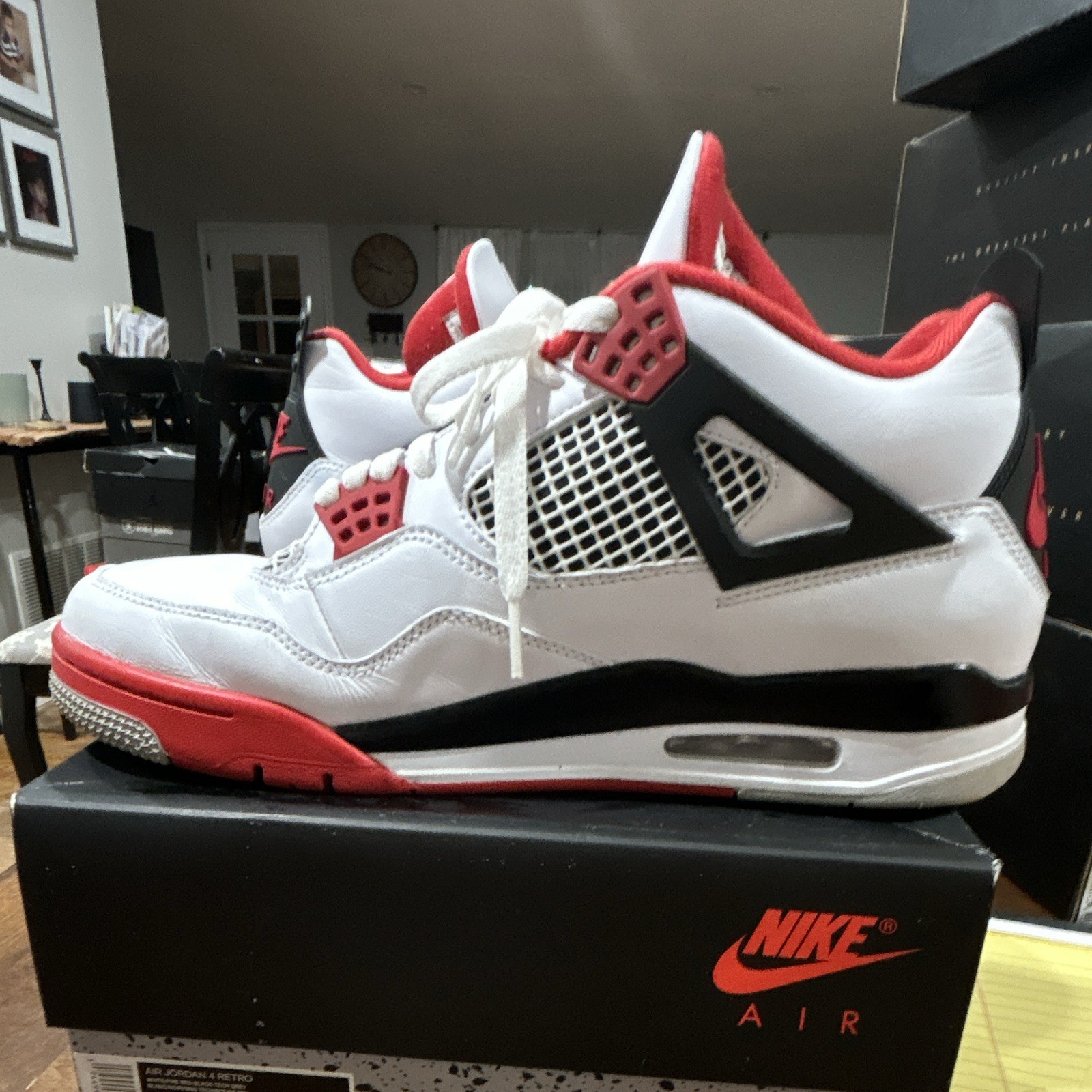 jordan air jordan 4 retro fire red white/black men’s sneakers dc7770 160 jordan air jordan 4 retro fire red white/black men’s sneakers dc7770 160