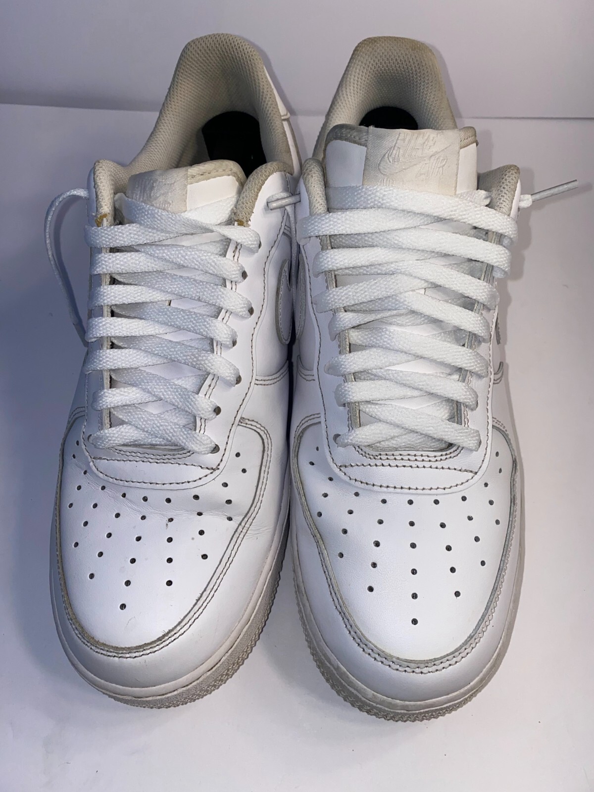 nike air force 1 low '07 sneakers mens 10 triple white logo lace up 315122 111 nike air force 1 low '07 sneakers mens 10 triple white logo lace up 315122 111