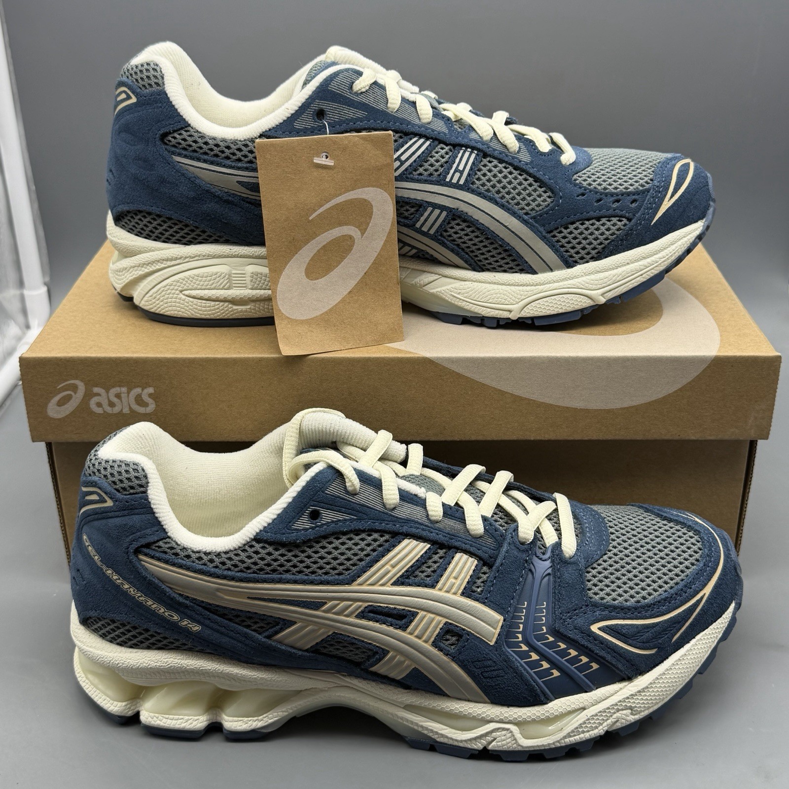 asics gel kayano 14 mens 7 women’s 8.5 dark pewter seal grey 1201a161 029 shoes asics gel kayano 14 mens 7 women’s 8.5 dark pewter seal grey 1201a161 029 shoes