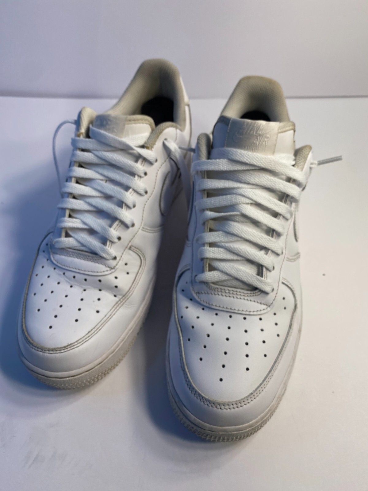 nike air force 1 low '07 sneakers mens 10 triple white logo lace up 315122 111 nike air force 1 low '07 sneakers mens 10 triple white logo lace up 315122 111
