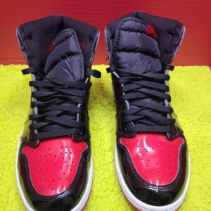 jordan 1 retro og high patent bred men's 13 555088 063