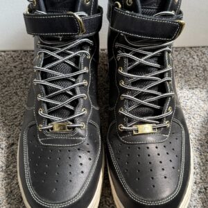 nike air force 1 high '07 lv8 wb black size 13 us pre owned