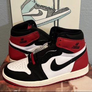 mens size 10 nike air jordan 1 retro high og black toe reimagined dz5485 106 new