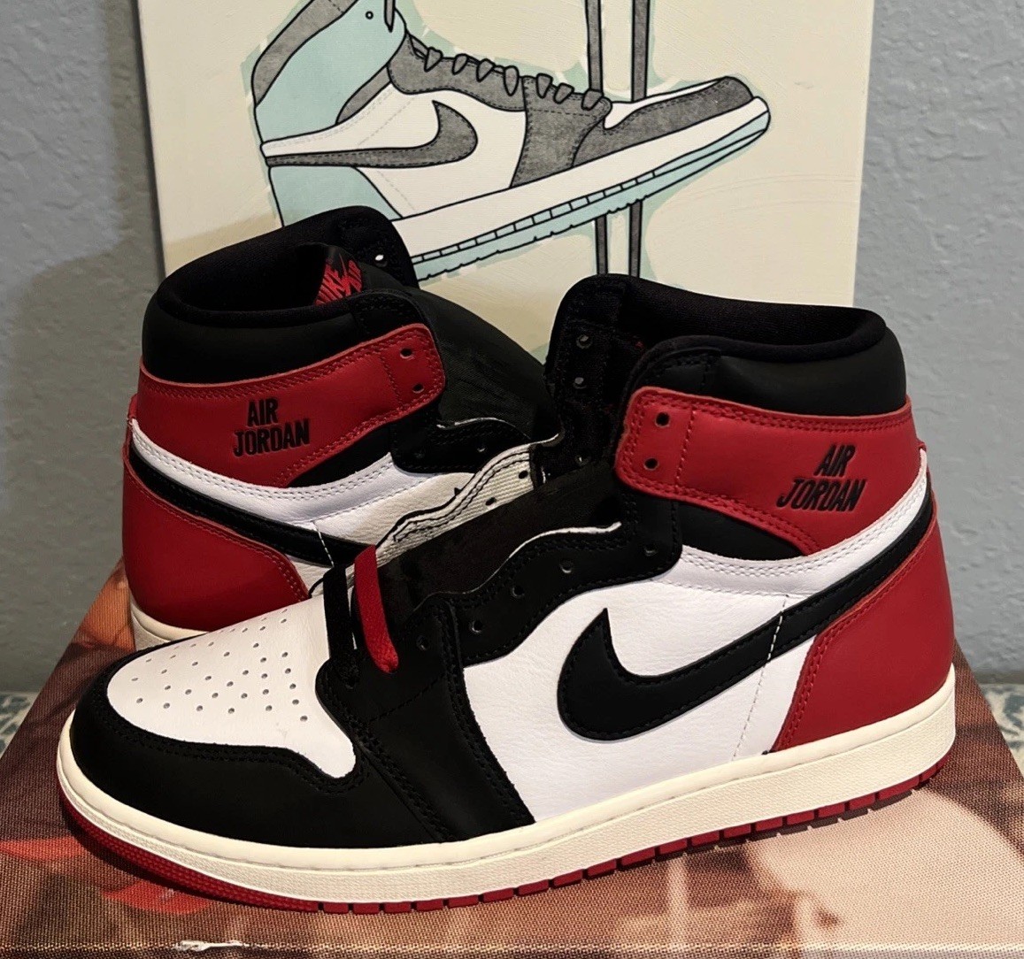 mens size 10 nike air jordan 1 retro high og black toe reimagined dz5485 106 new mens size 10 nike air jordan 1 retro high og black toe reimagined dz5485 106 new