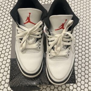 jordan air jordan 3 retro summit white/fire red/cement grey/black ct8532 106