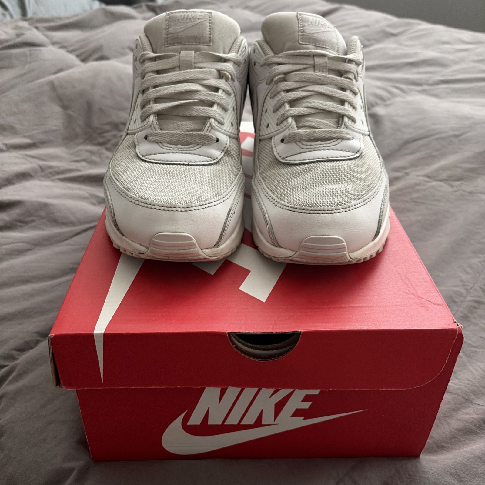 size 12 nike air max 90 triple white 2020 size 12 nike air max 90 triple white 2020
