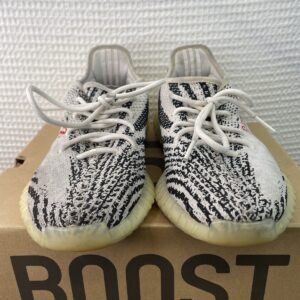 adidas yeezy boost 350 v2 zebra cp9654 sneakers shoes men’s size 8.5 with box