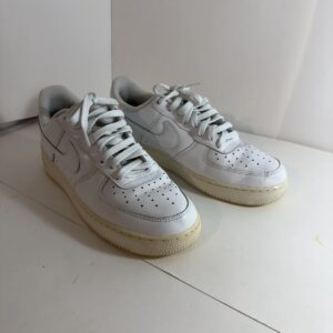 nike air force 1 low top sneakers mens 8.5 triple white shoes cw2288 111