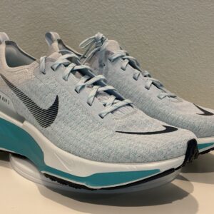 nike zoomx invincible run flyknit 3 blue tint/dusty cactus dr2615, men’s 12.5