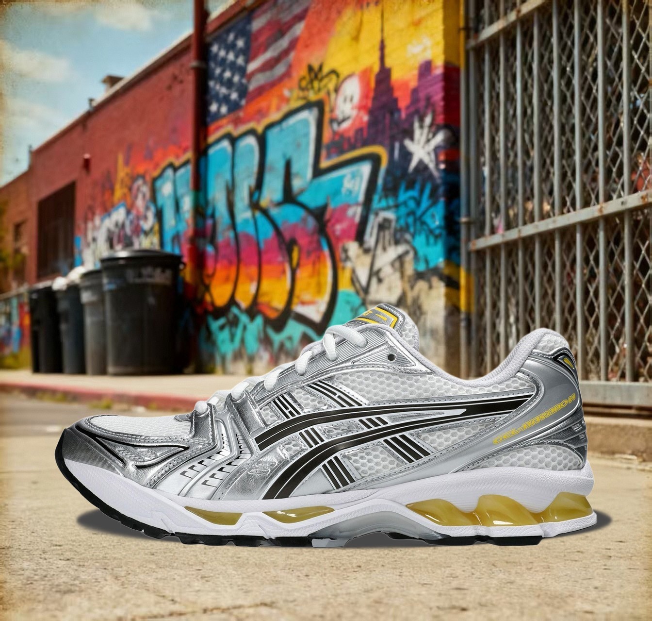 asics men's shoes asics gel kayano 14 white tai chi yellow 1203a537 101 asics men's shoes asics gel kayano 14 white tai chi yellow 1203a537 101