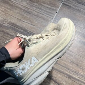 hoka one one clifton 9 1127895 okb running shoes men 11 beige athletic sneakers