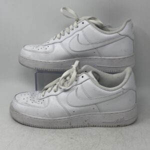 nike mens air force 1 '07 cw2288 111 white low top lace up sneaker shoes size 11