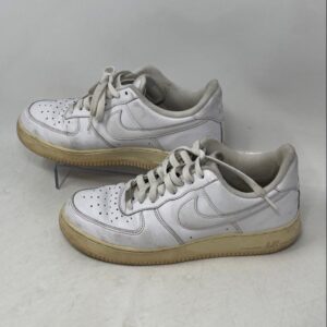 nike mens air force 1 07 cw2288 111 white leather tennis sneaker shoes size 8.5