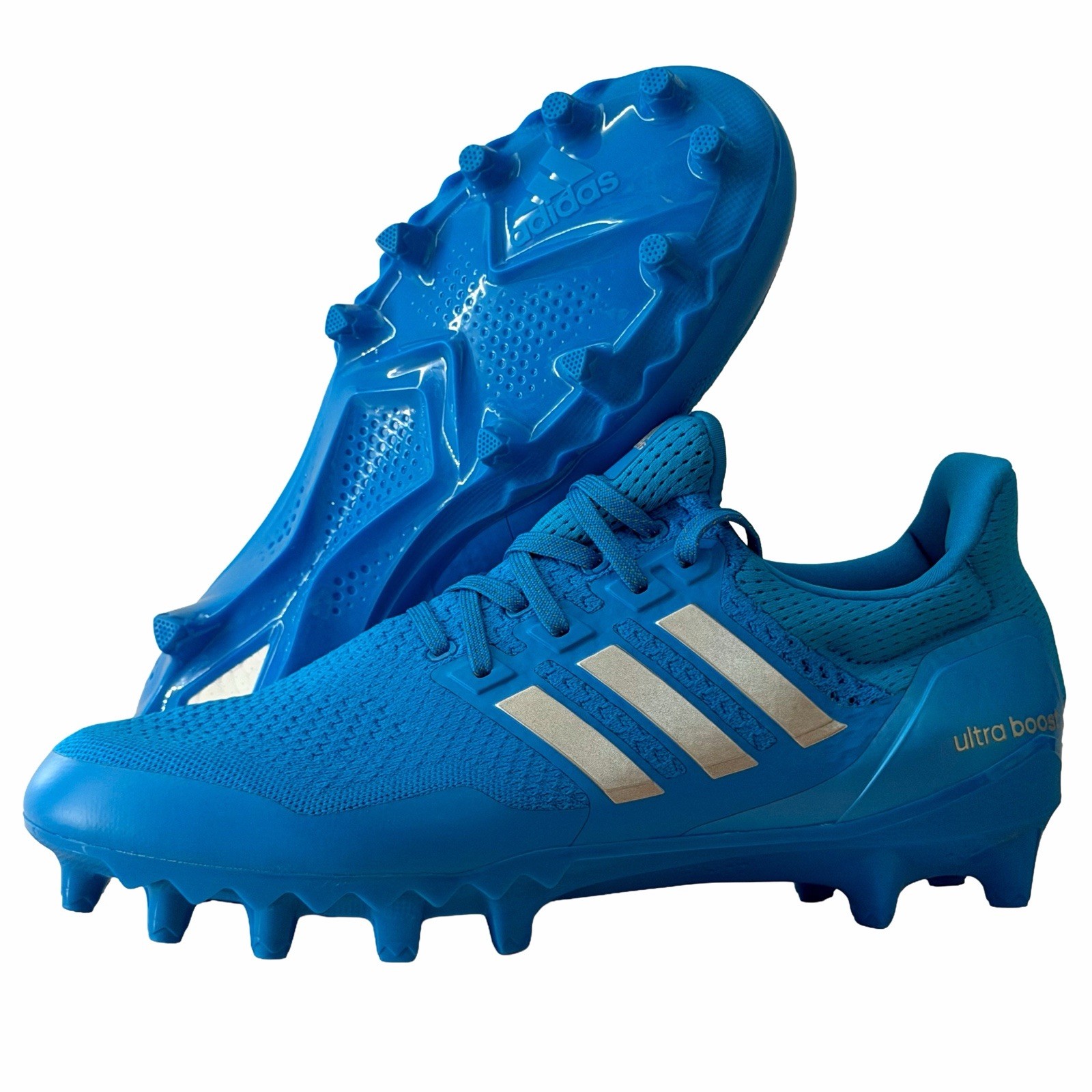 size 12.5 adidas ultraboost football cleats 'solar blue' jp7412 (brand new) size 12.5 adidas ultraboost football cleats 'solar blue' jp7412 (brand new)
